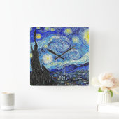 Horloge Carrée Night Starry Night (Maison)