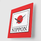 Horloge Carrée Nippon (Angle)