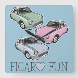 Horloge Carrée Nissan Figaro Fun