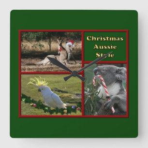 Horloge Carrée Noël en Australie