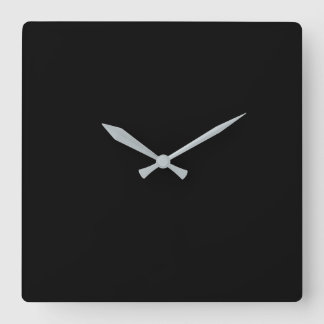Horloge Carrée Noir moderne