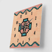 Horloge Carrée Norteño (Angle)