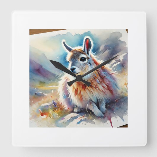 Horloge Carrée Northern Mountain Viscacha 030924AREF124 - Waterco (Recto)