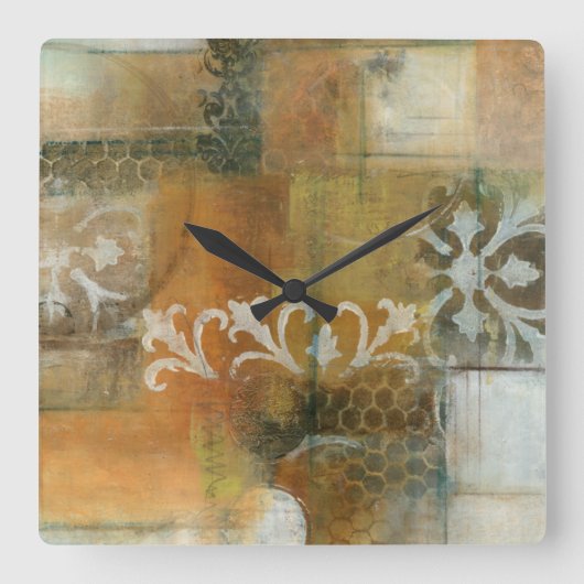 Horloge Carrée Note moderne II (Recto)