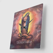 Horloge Carrée Notre-Dame de Guadalupe Rév 12 (Angle)