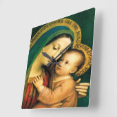 Horloge Carrée Notre-Dame du bon conseil par Litany Lane (Angle)