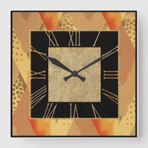 Horloge Carrée Nouveau style Art déco