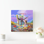 Horloge Carrée Nouvel An assyrien (Maison)