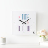 Horloge Carrée Now Clock (Maison)
