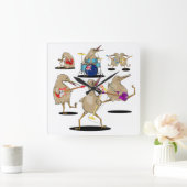 Horloge Carrée NZ Music Kiwi (Maison)