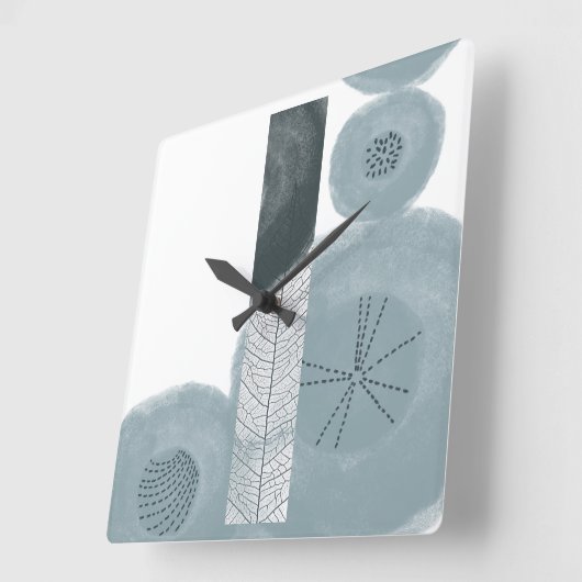 Horloge Carrée objet_9_feuilles_automne_2 (Angle)