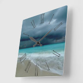 Horloge Carrée Ocean (Angle)