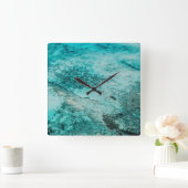 Horloge Carrée Ocean clock (Maison)