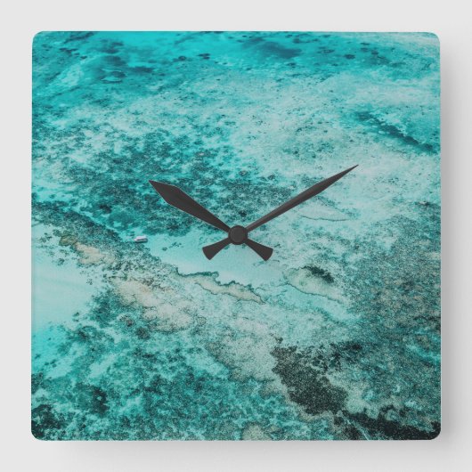 Horloge Carrée Ocean clock (Recto)