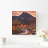 Horloge Carrée October Light on Headlight (Maison)