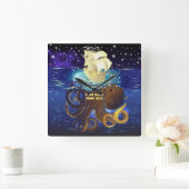 Horloge Carrée Octopus Huge et Caravella (Maison)