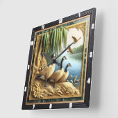 Horloge Carrée Oies sauvages Timberland (Angle)