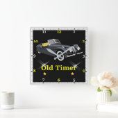 Horloge Carrée Old Timer Jaguar Wall Clock (Maison)