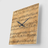 Horloge Carrée Old Vintage (Angle)