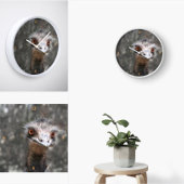 Horloge Carrée Ole Bird, Emu.