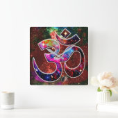 Horloge Carrée OM Chi universel (Maison)