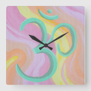 Horloge Carrée Om Clock