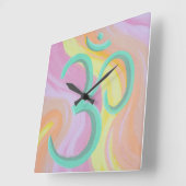 Horloge Carrée Om Clock (Angle)