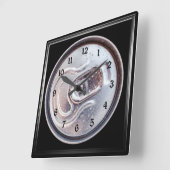 Horloge Carrée Onglet Bière (Angle)