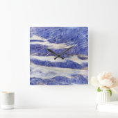 Horloge Carrée Onyx Stone Pattern (Maison)