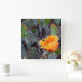 Horloge Carrée Opuntia (Maison)