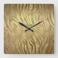 Or Luxe Luxueux Safari Glamour Zèbre Jungle