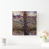 Horloge Carrée Orchard à Blossom, Arles par Vincent van Gogh (Maison)