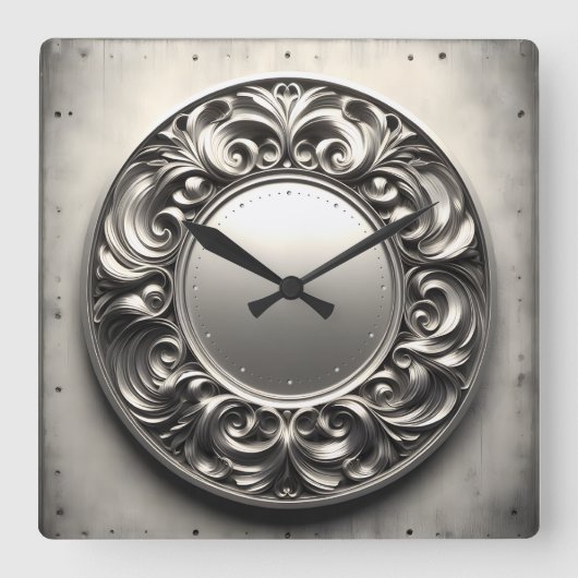 Horloge Carrée ornament ring (Recto)