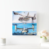 HORLOGE CARRÉE OSPREY CMV-22B (Maison)