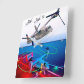 HORLOGE CARRÉE OSPREY MV-22B (Angle)
