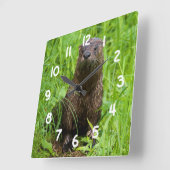 Horloge Carrée Otter (Angle)