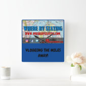 Horloge Carrée Où L'Horloge RV Reste (Maison)