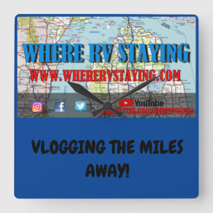 Horloge Carrée Où L'Horloge RV Reste