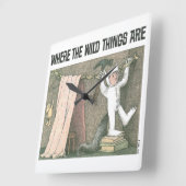 Horloge Carrée Où Sont Les Choses Sauvages | Scène 1 (Angle)