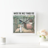 Horloge Carrée Où Sont Les Choses Sauvages | Scène 3 (Maison)