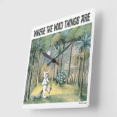 Horloge Carrée Où Sont Les Choses Sauvages | Scène 4 (Angle)