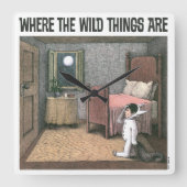 Horloge Carrée Où Sont Les Choses Sauvages | Scène 7 (Recto)