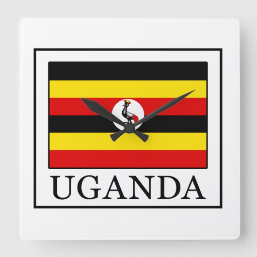 Horloge Carrée Ouganda (Recto)