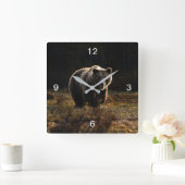 Horloge Carrée Ours (Maison)