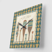 Horloge Carrée Outdoor | (Angle)