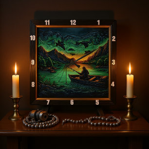 Horloge Carrée Outdoorsman