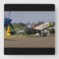 P51 Mustang, Vue latérale.(piste)_Avions 2ÈME GUER