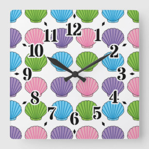 Horloge Carrée Pack de Pastel