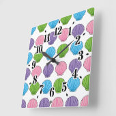 Horloge Carrée Pack de Pastel (Angle)