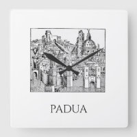 Padua Médiéval Minimaliste Ciel en Ligne Art